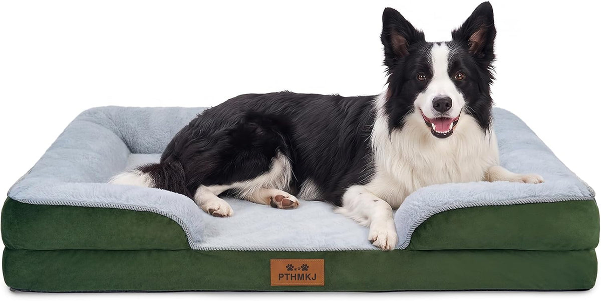 Orthopedic Dog Beds Large Sized Dog, Memory Foam Dog Bed Couch, 36"L