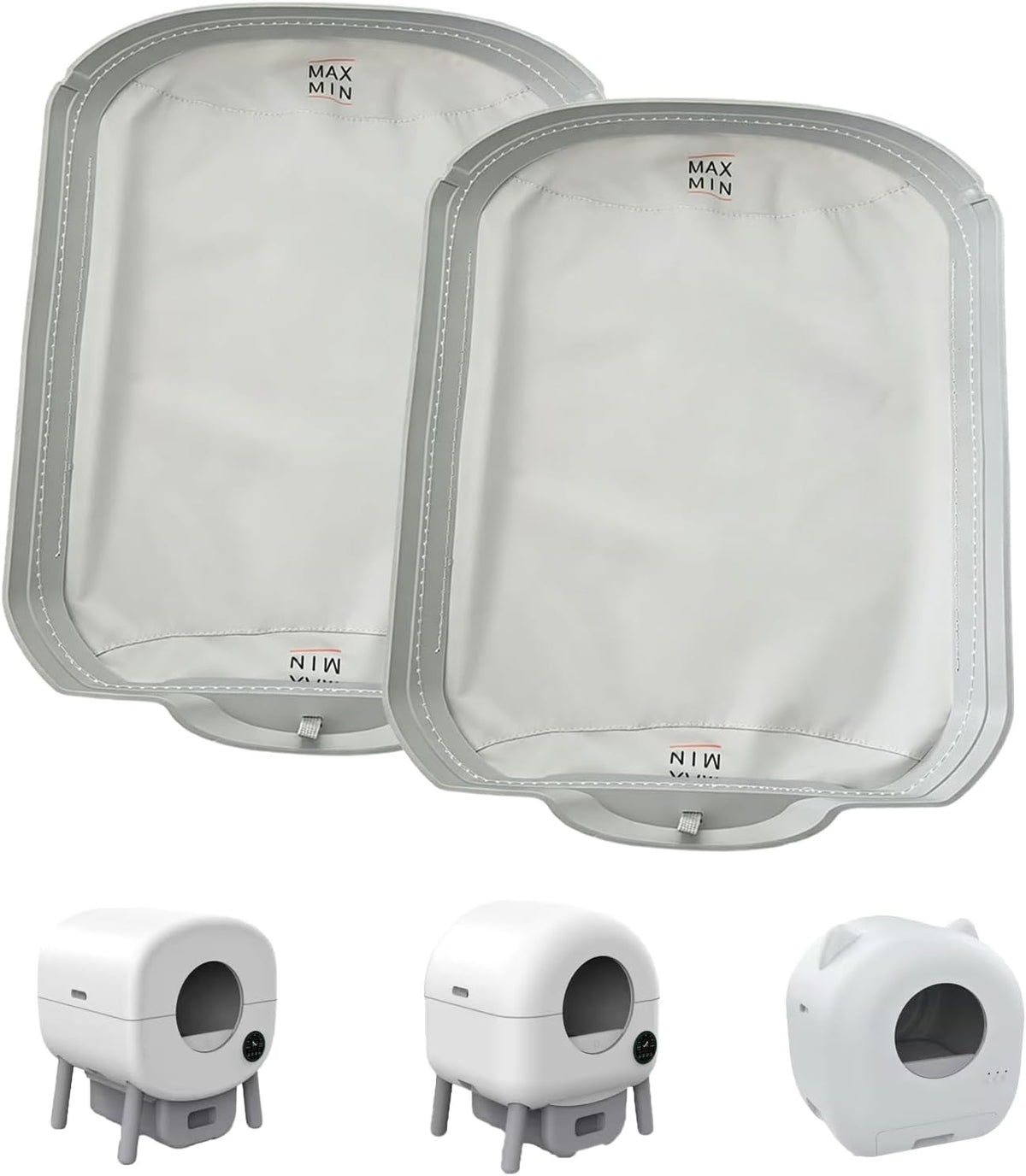 Waterproof Pad for Self Cleaning Litter Box (Two Pack) | Washable Removable Cat Litter Box Pad, Leak-Proof Replacement Liner Accessories