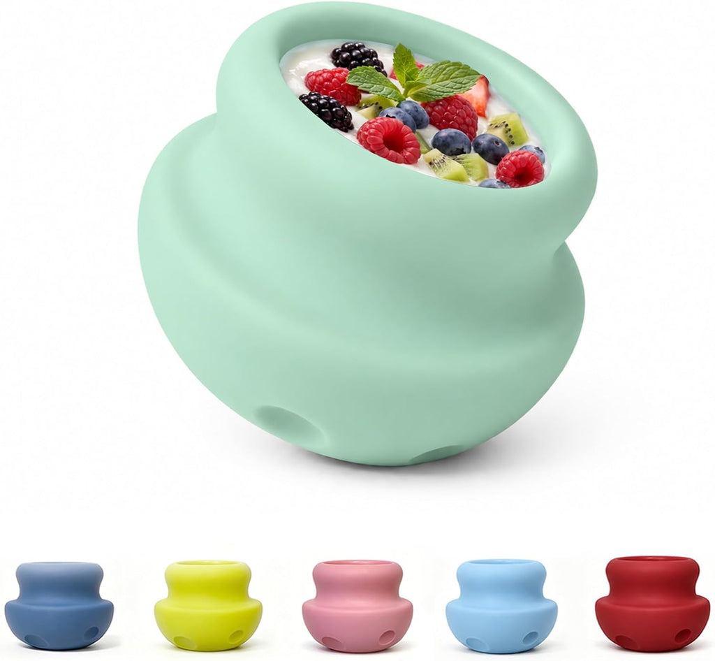 MateeyLife Freeze Dog Enrichment Lick Toy, Stuffable Frozen Lick Treat Bowl