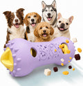 Interactive Dog Toys,Adjustable Treat Dispensing Toy to Keep Them Busy | Dog Enrichment for Brain Stimulation & Cognitive for Puppy Puzzle to Reduce Boredom-Ideal Gift for All Dogs(Nylon)-Lavender