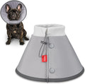 Agape Soft Dog Cone for Small Dogs & Cats, Recovery Collar to Stop Licking