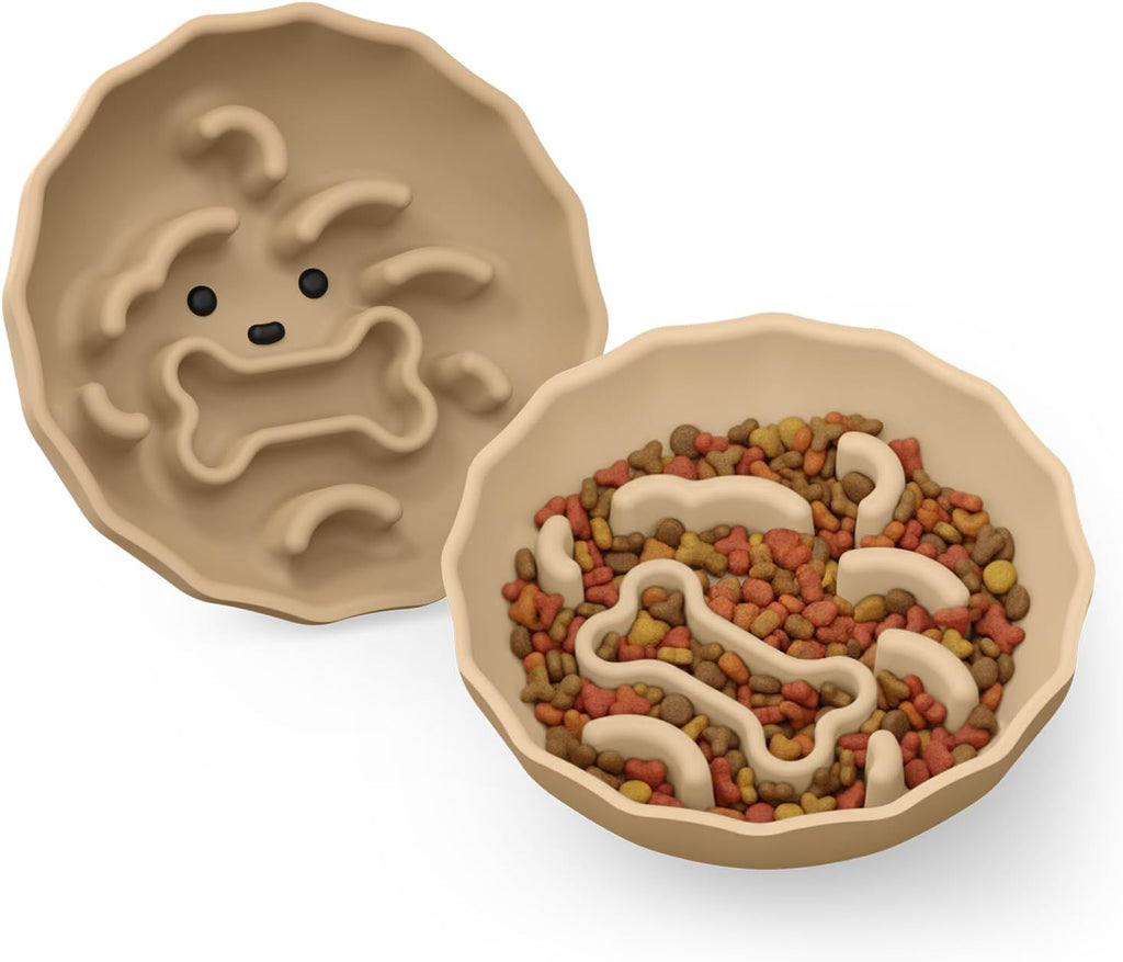 Slow Feeder Dog Bowls Made of Premium Food-Grade Silicone
