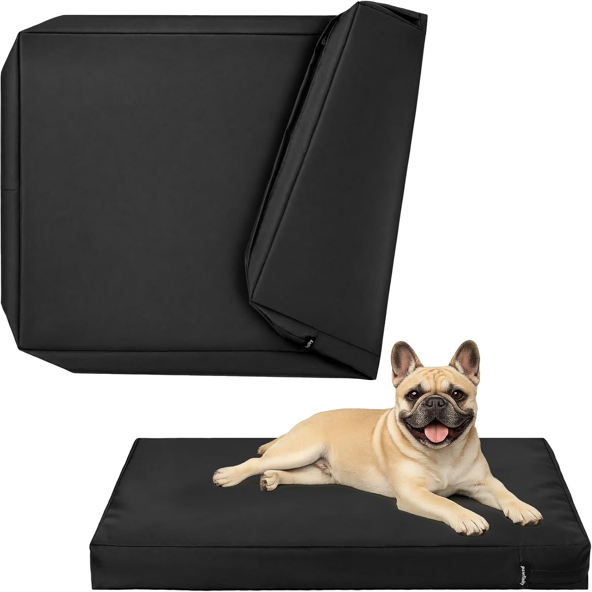 PAWFINITY Small Waterproof Dog Bed Cover Replacement Washable with Zipper