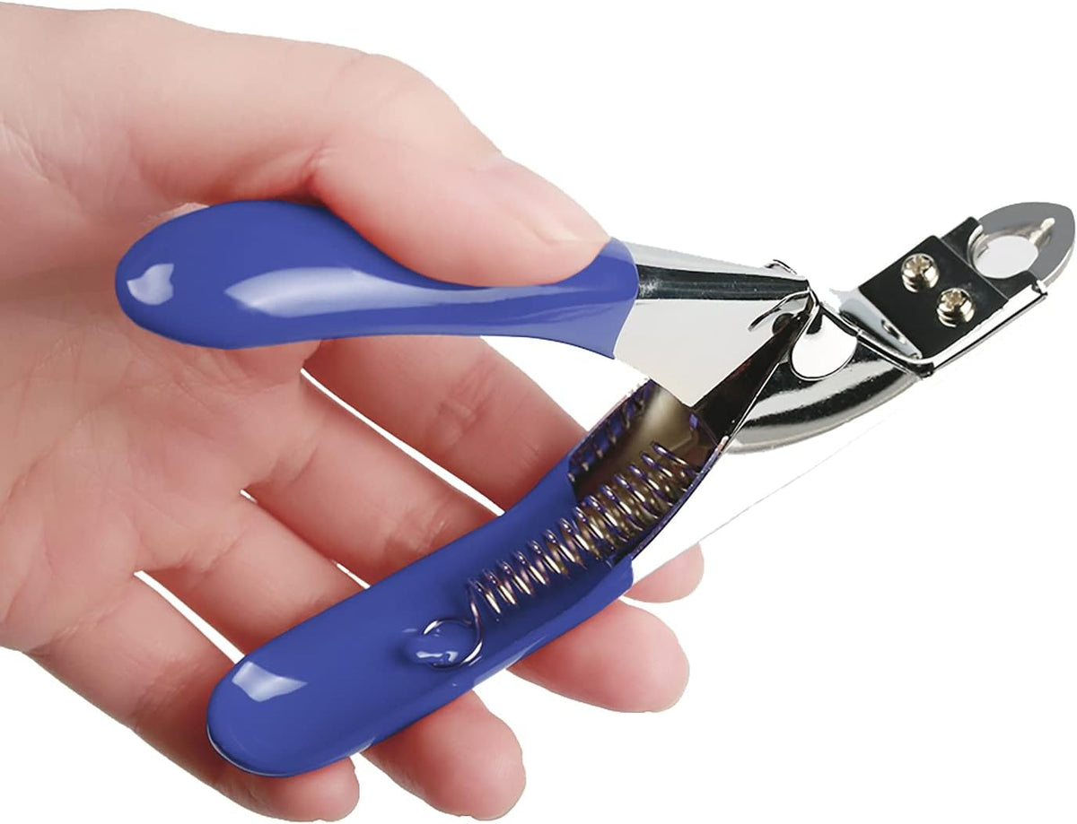Dog Cat Pets Nail Clippers, Professional Pets Claw Trimmer with Free Nail File, Sharp Stainless Steel Blade, Sturdy Non Slip Handles - for Safe, Professional at Home Grooming 