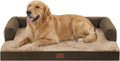 Orthopedic Washable Dog Bed for Extra Large Dogs, 41x27in, Brown