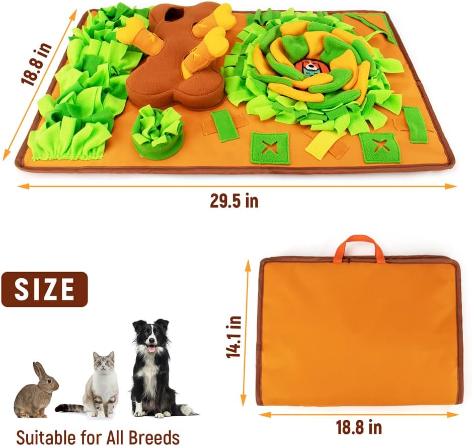 AWOOF Snuffle Mat Dog Enrichment Feeding Mat