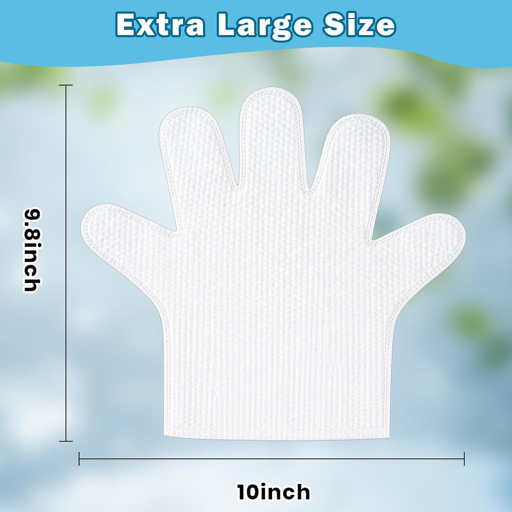 60Pcs Hypoallergenic Pet Glove Wipes for Dogs & Cats
