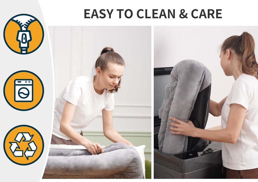 Orthopedic Dog Bed, Pet Sofa with Bolster for Extra Large Dogs