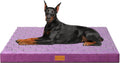 Patas Lague Orthopedic Large Dog Bed Pet Crate Mat 56''X40'' Purple