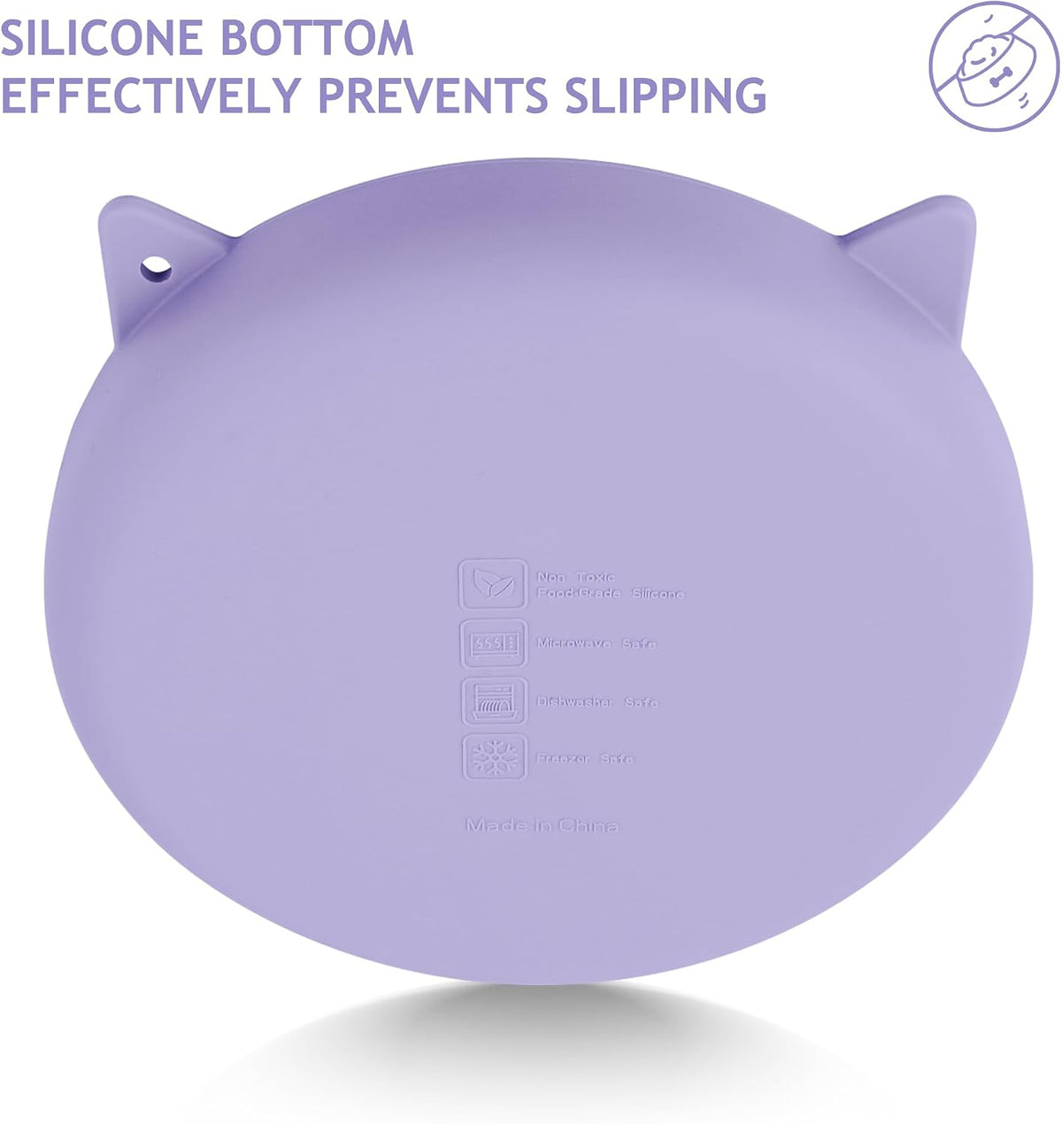 Coomazy Slow Feeder Cat Bowl Silicone Pet Puzzle Feeder for Slow Eating