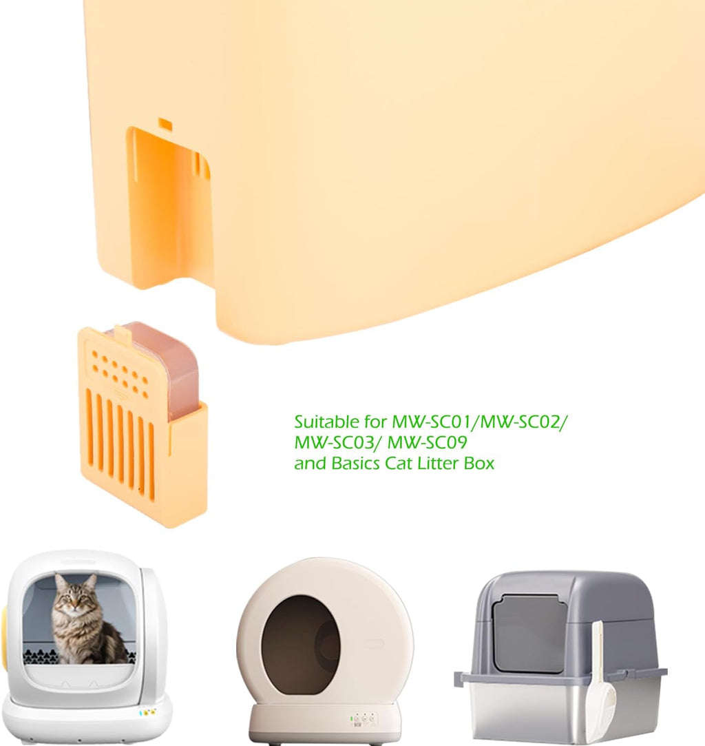 Pet Odor Eliminator for Meowant Self Cleaning Cat Litter Box, Cat Toilet Odor Control Deodorant Gel,Suitable for MW-SC01/MW-SC02/MW-SC03/ MW-SC09 Litter Box(12 Pack, Mild Scent)