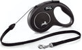 FLEXI® Classic Cord Retractable Dog Leash, Small, 16 ft - Black