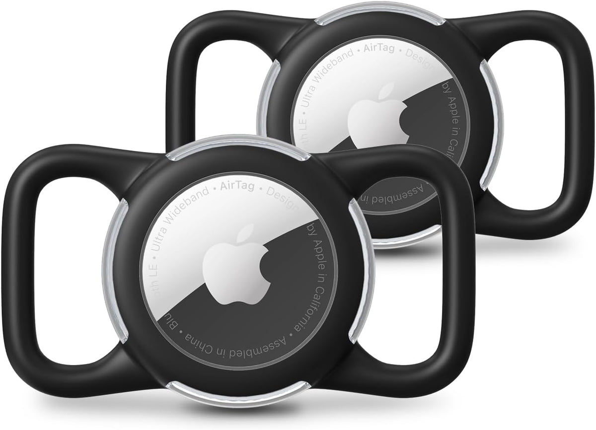 Waterproof AirTag Holder for Dog Collar, Soft Slide-On Dog AirTag Holder