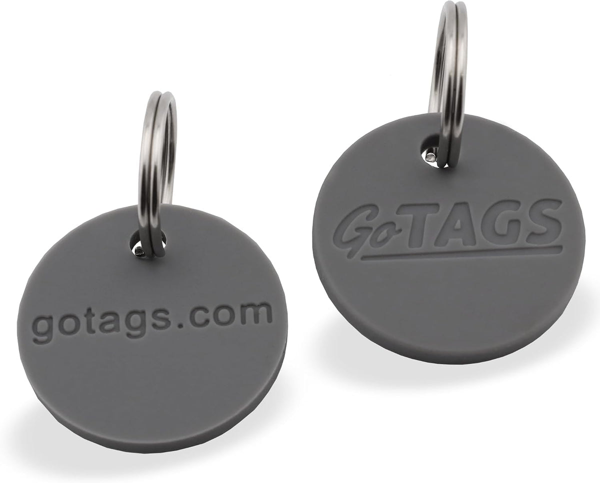 GoTags Rubber Tag Silencer with Connector, Great for Metal Dog and Cat Tags