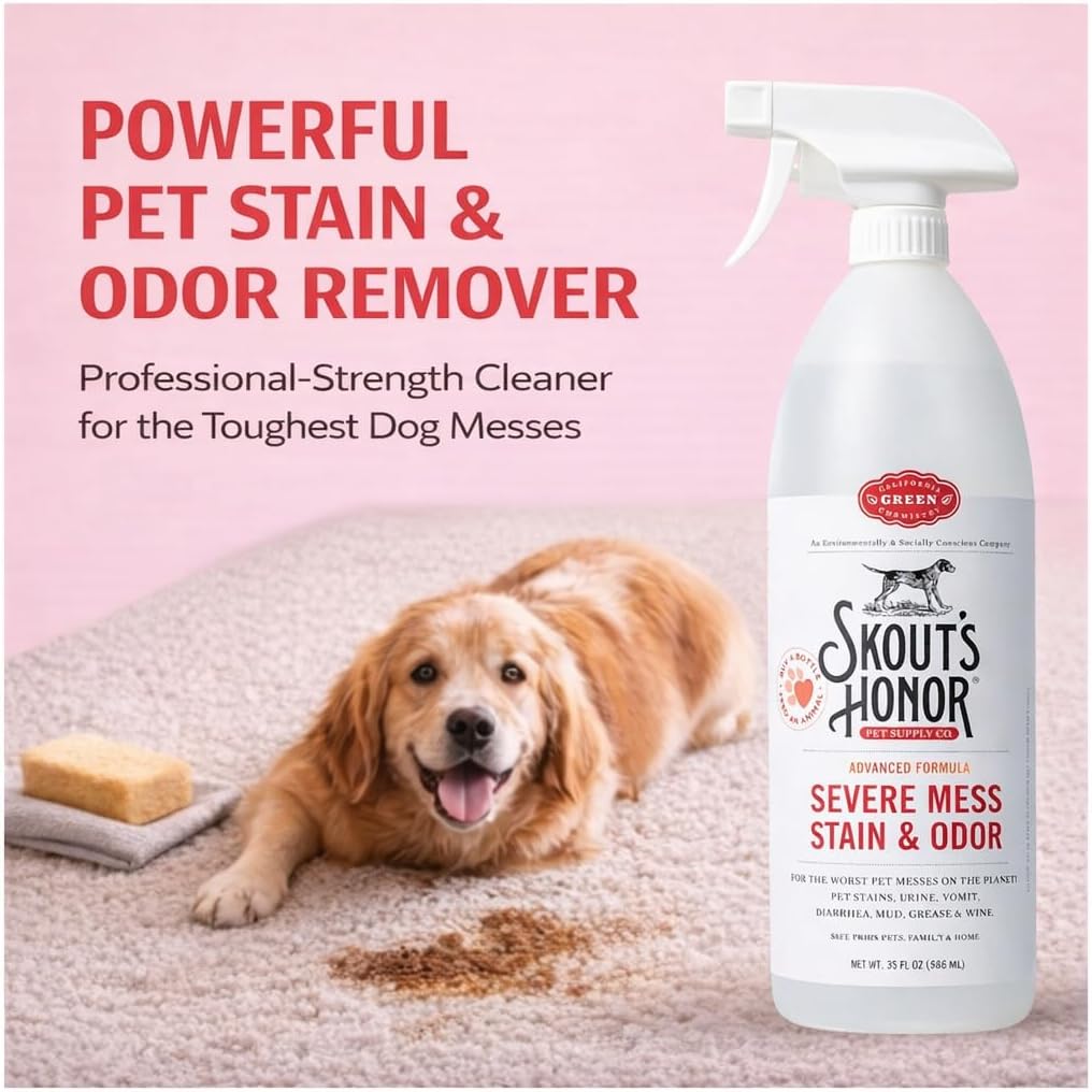 SKOUT'S HONOR Severe Mess Stain and Odor Remover, 35 oz