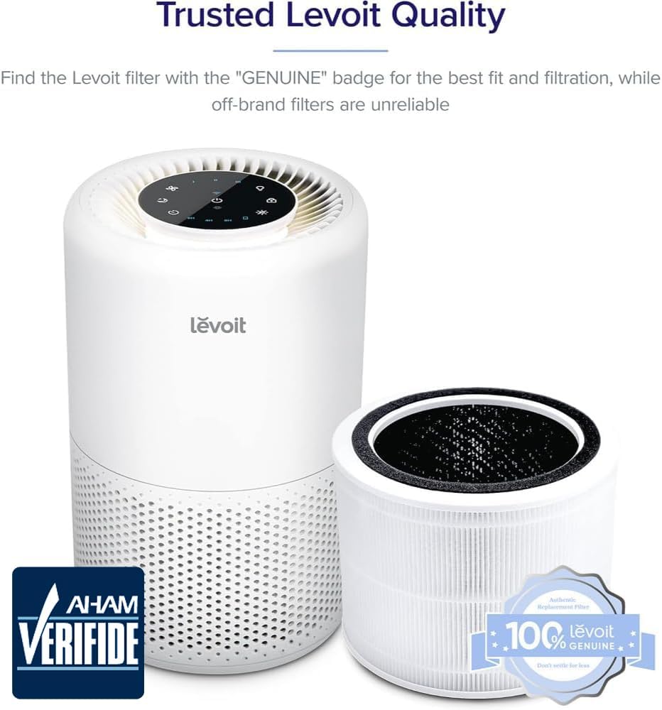 Levoit Core 200S-P Air Purifier Replacement Filter,Genuine Air Filter,1Pack