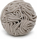 Light Brown Snuffle Ball for Dogs, Slow Feeder Mental Enrichment Toy for Small, Medium Dogs, Discreet Color Interactive Puzzle Game for Anxiety Relief & Indoor Fun, Machine Washable