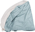 Furhaven Replacement Donut Dog Bed Cover Plush & Diamond Print Calming Cuddler, Machine Washable - Aqua, Large