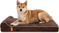 Laifug Orthopedic Dog Bed, Chocolate 40''x25''x5.5'', Memory Foam