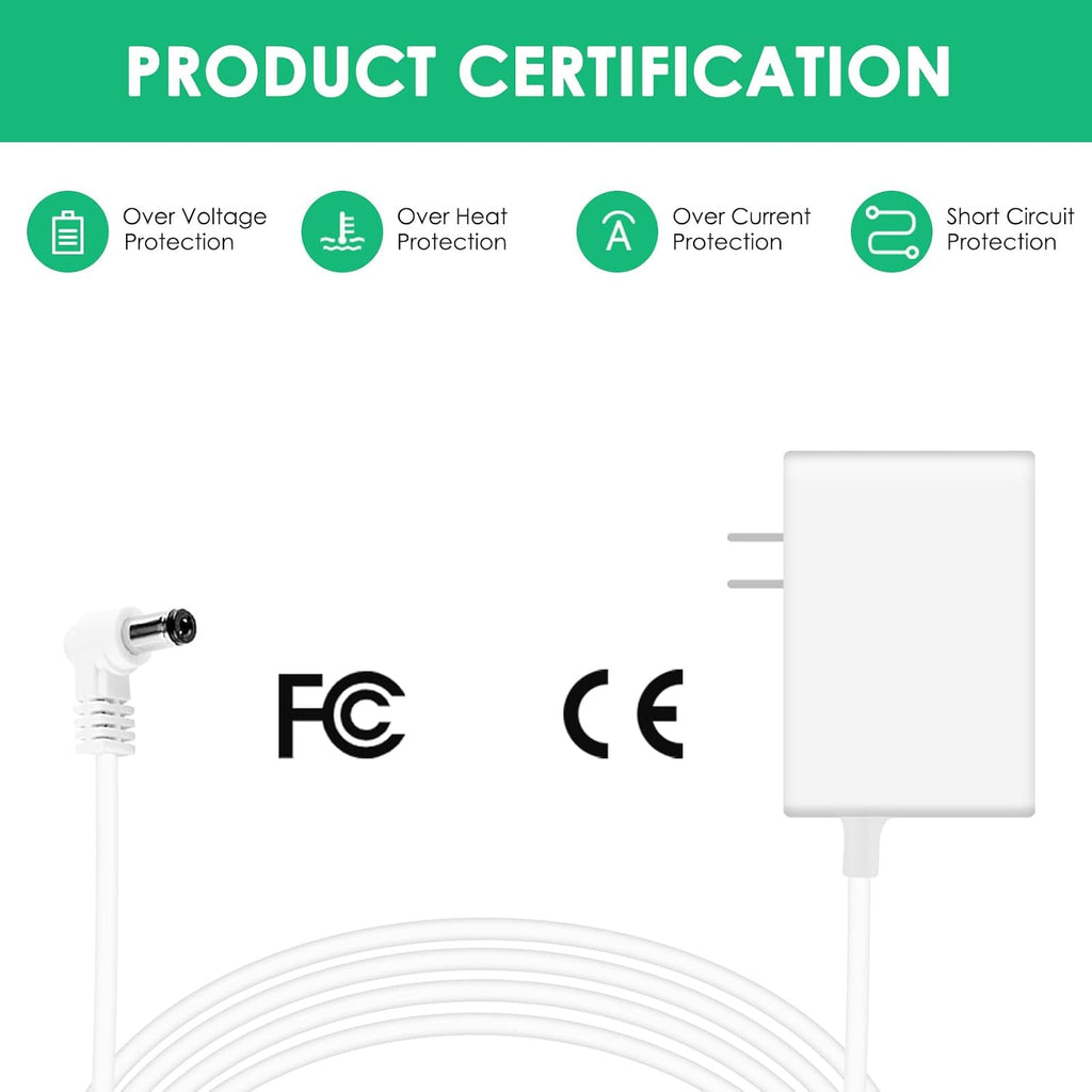 12V Replacement Charger for Cumrige M2 Self Cleaning Litter Box Compatible with Cumrige M2 Automatic Cat Litter Box Self Cleaning Litter Box Power Supply Adapter