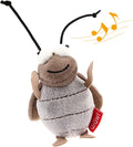 Gigwi Interactive Cricket Cat Toy, Automatic Cricket Squeaky Cat Toys, Play and Squeak Electronic Cricket Toy for Cats Kitten Indoor