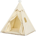 Standard Cat & Mini Dog Teepee Tent House Int 20x20x20in/Ext 22x22x25in