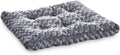 Amazon Basics Washable Cat and Dog Bed, Cozy Crate Pad for Large Dogs, Indoor, 40 x 27 x 3.5 inches, Gray
