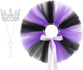 2 Pcs Dog Tutu Dress with Pearl Crown for Small Pet Cat Dog