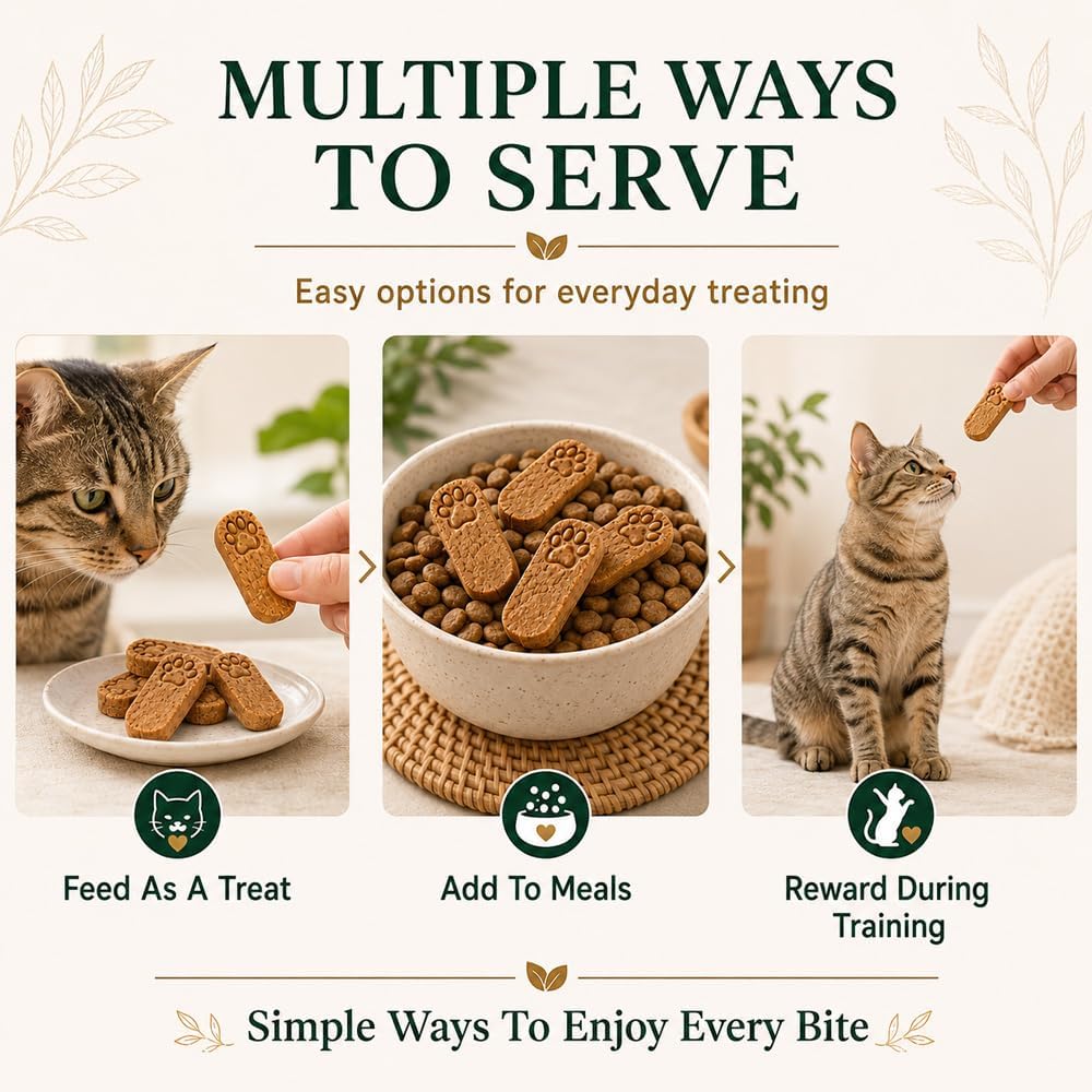 Treats,Freeze-Dried Duck for Digestive&Hairball Support,3.53 oz