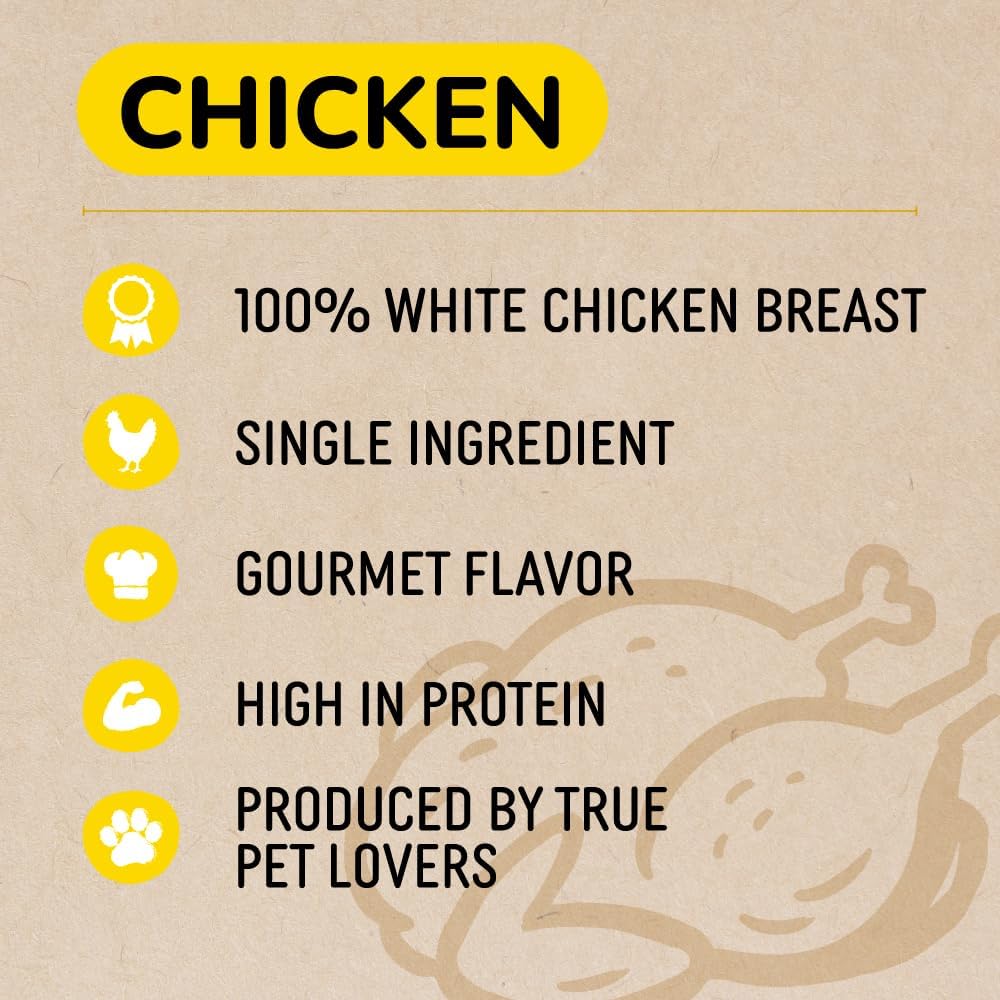 Life Essentials by Cat-Man-Doo | Freeze Dried Chicken Treats | 16oz Bag