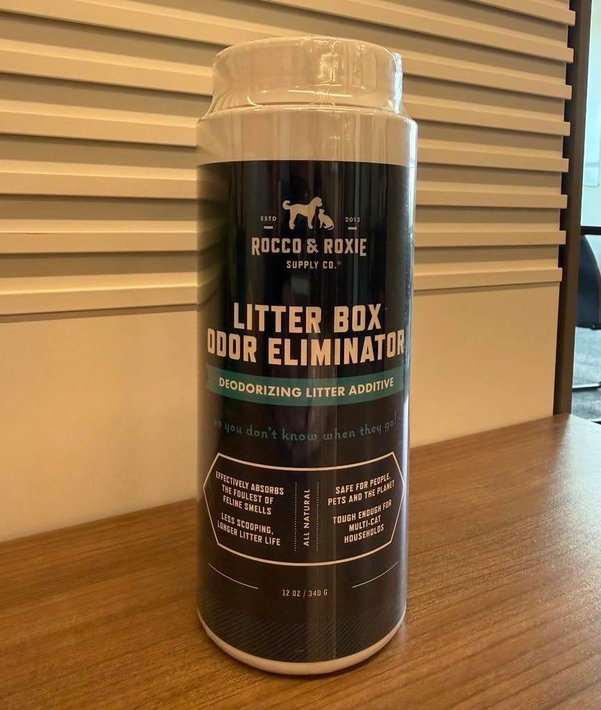 Rocco & Roxie Litter Box Odor Eliminator, 12 oz