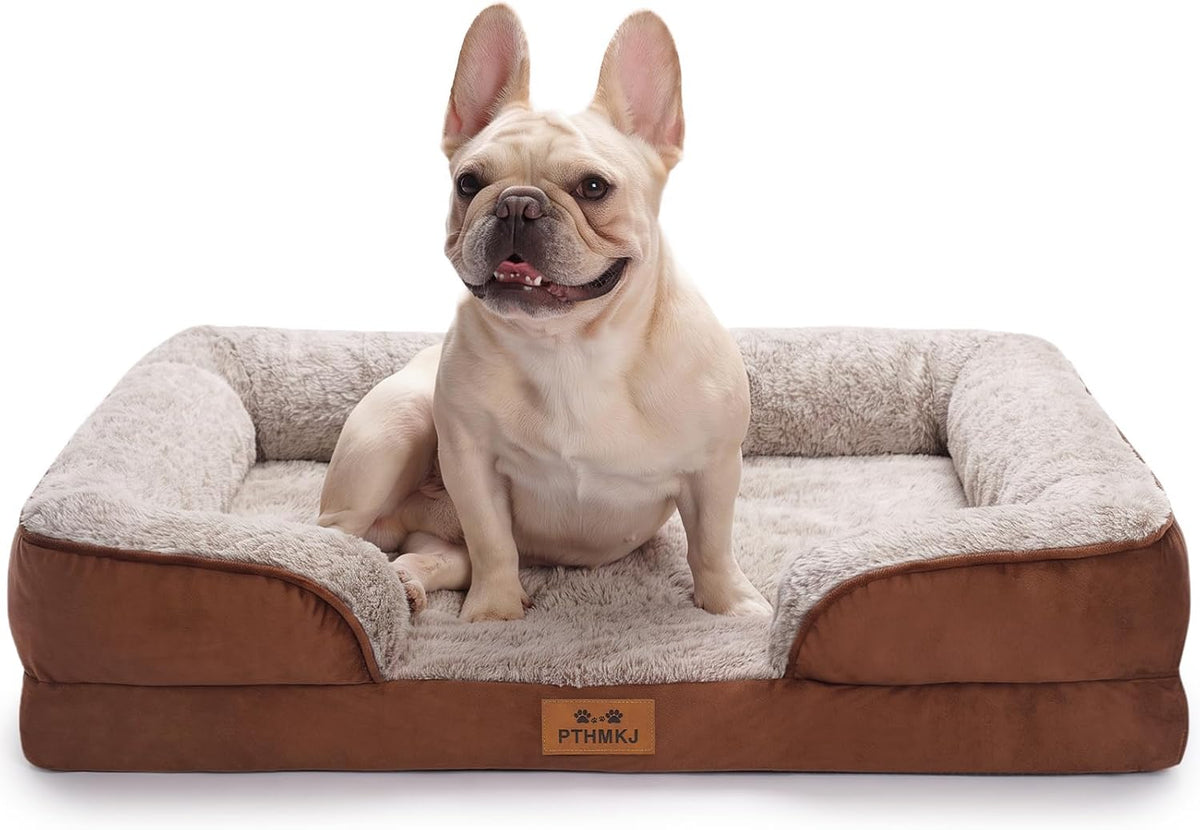 Orthopedic Dog Bed Medium Size Dog, Memory Foam Dog Bed Couch, 30" L