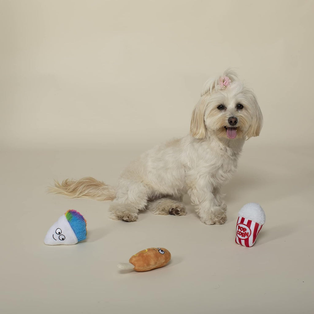 Fringe Studio Plush Dog Toy Set, FAIR Foods, 3 Piece Set, PetShop Collection (289505)