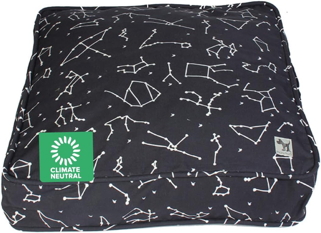 Molly Mutt Deep Blue Dog Bed Cover, Non-Toxic & 100% Cotton, 27"x36"x5"