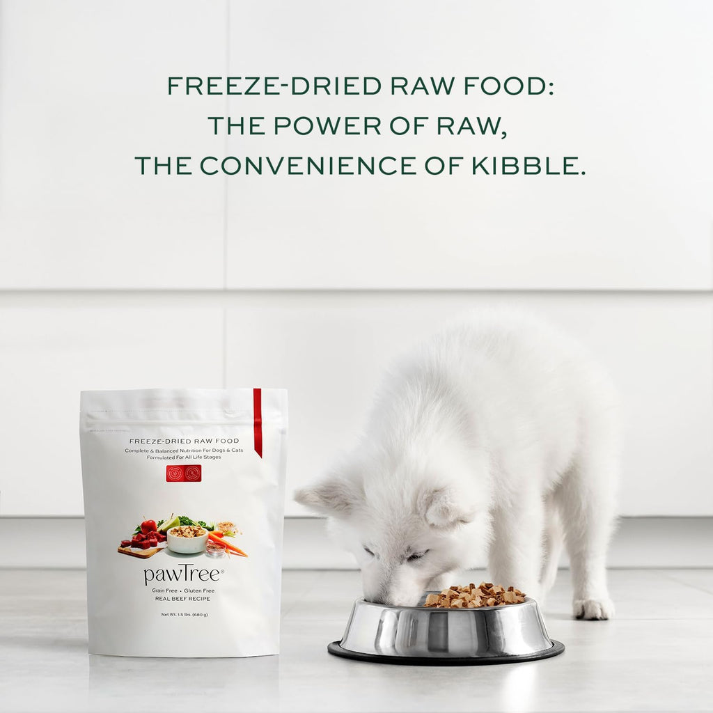 pawTree Freeze-Dried Raw Dog & Cat Food, All-Natural, Chicken, 1.5 lb