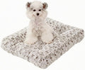 Small Dog Crate Bed Mat, Washable Plush Pad for Puppies & Cats