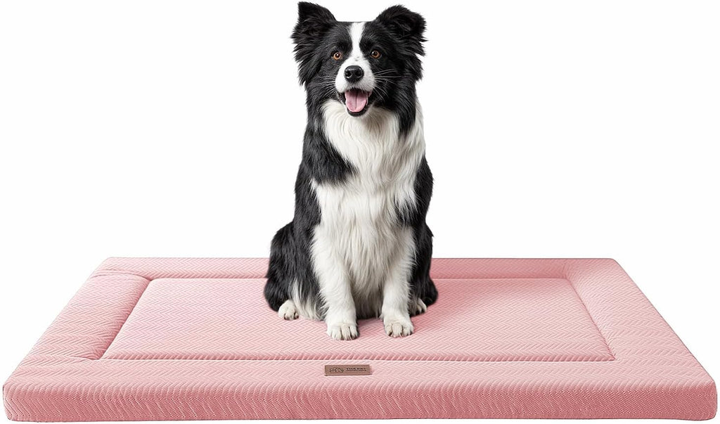 Dog Bed for Crate, Medium/Large Dogs Crate Bed,Washable Dog Beds Kennel Mat