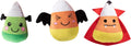 Fringe Studio, Candy Corns, Small Plush Dog Toy 3PCS Set, PetShop Collection (289403)