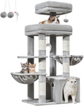 Taoqimiao 53.5in Cat Tree, Heavy Duty Sturdy Cat Tower for Indoor Cats S20W