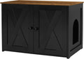 Dwanton Cat Litter Box Enclosure, Hidden Litter Box Furniture, 27.6 Inches