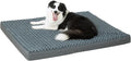 KHONSU PET Dog Bed Mat Plush 4in Orthopedic Pad for Large Dogs up to 110 lbs Waterproof Removable Cover Machine Washable for XXL Dogs