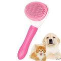 Aogeili Self-Clean Slicker Brush for Dogs Cats, Deshedding Grooming Tool