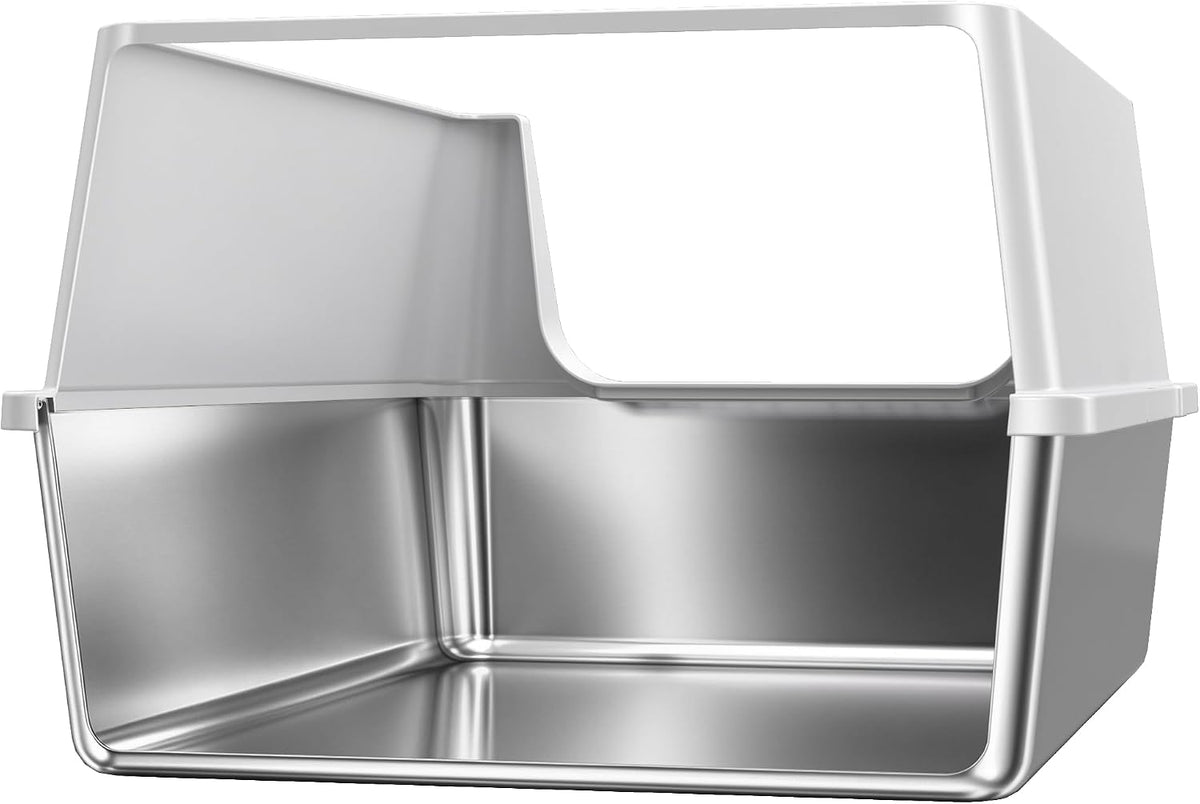 XXXL Stainless Steel Litter Box with Lid, offering Big Cats & Multi-Cats