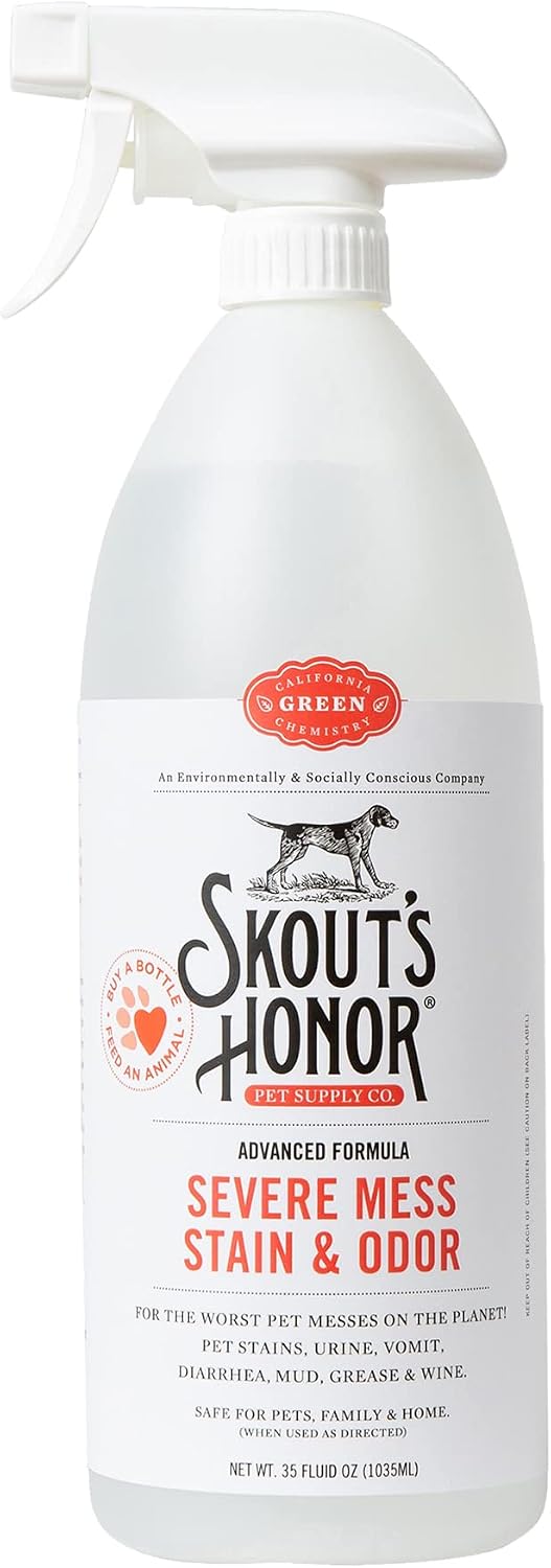 SKOUT'S HONOR Severe Mess Stain and Odor Remover, 35 oz