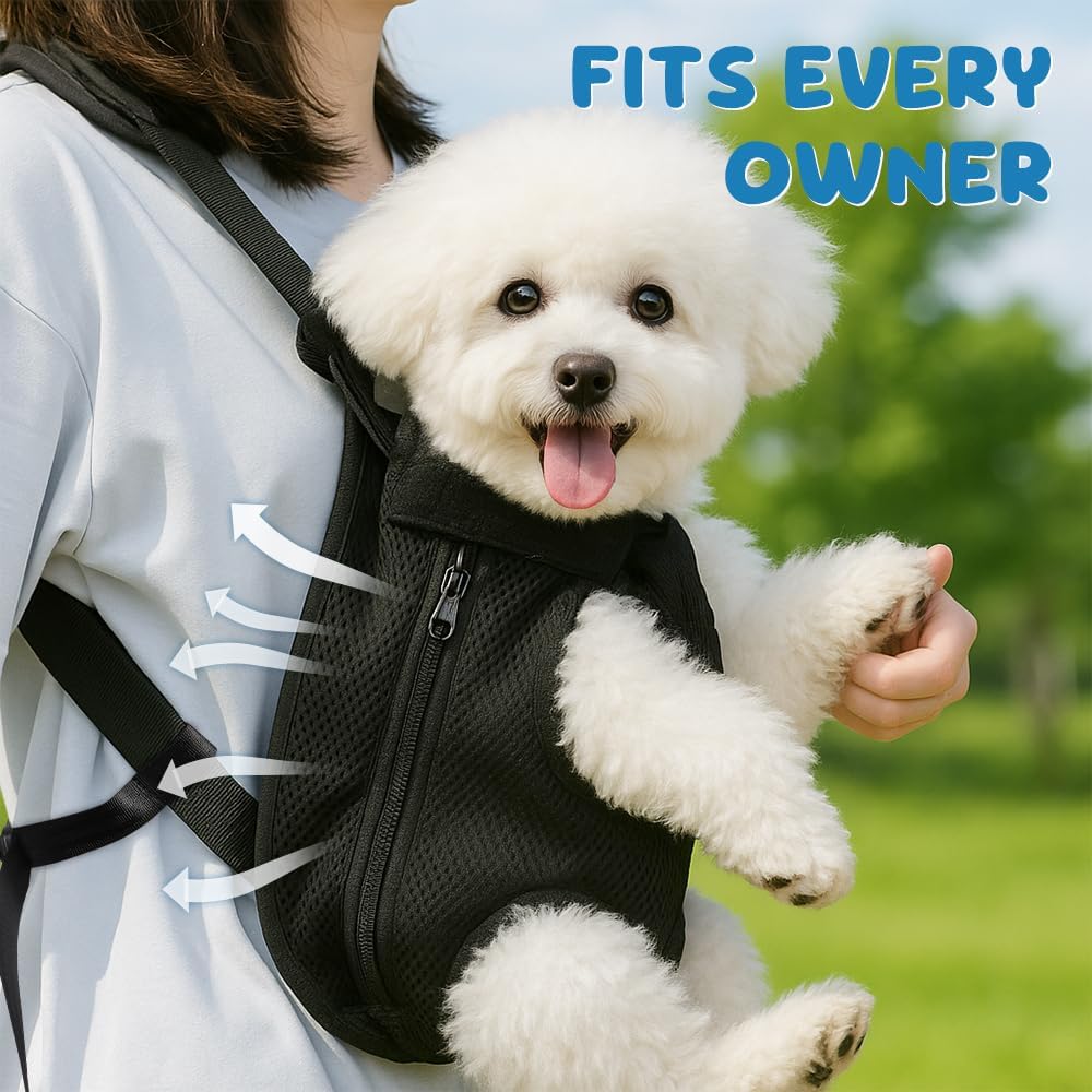 Mosago Dog Backpack Carrier with Thick Padded Bottom Support, 10–16 lbs