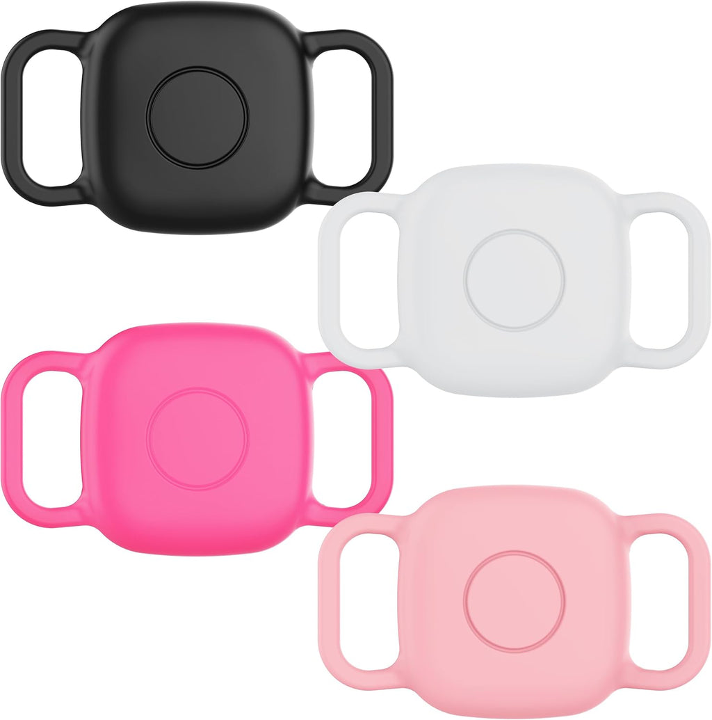 DDJ Waterproof Dog Collar Holder for Life360 Tile Mate, 4-Pack, Multi
