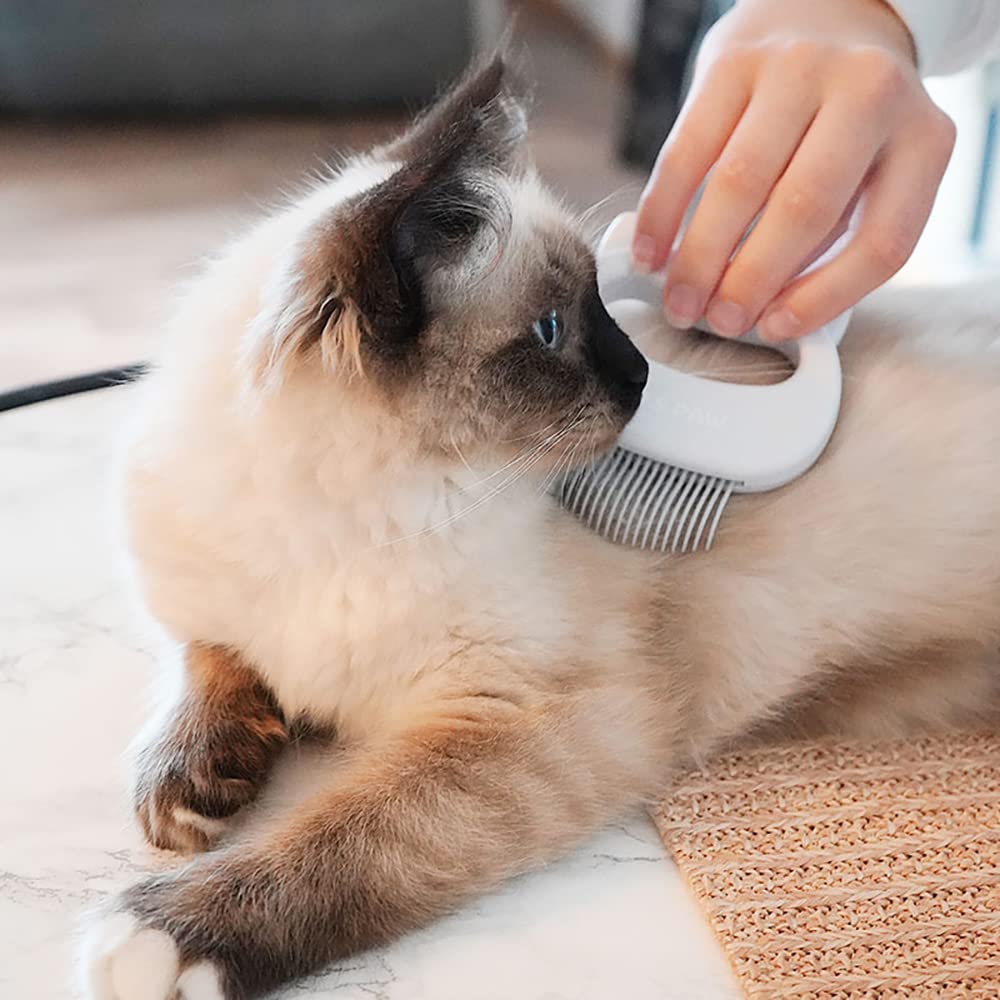 Leo's Paw The Original Pet Hair Removal Massaging Shell Comb