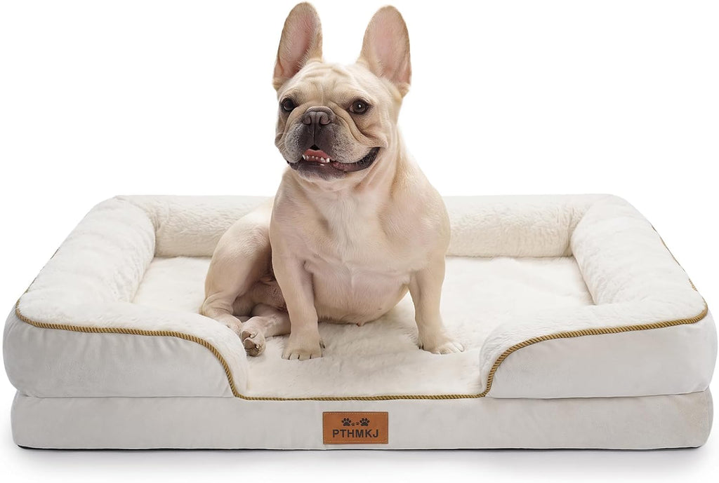 Orthopedic Dog Bed Medium Size Dog, Memory Foam Dog Bed Couch, 30" L