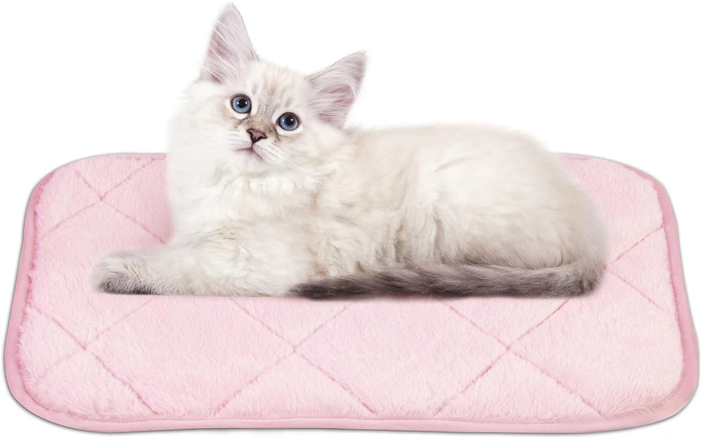 NWK Self Warming Thermal Pet Mat for Dogs and Cats (Blush Pink, Small)