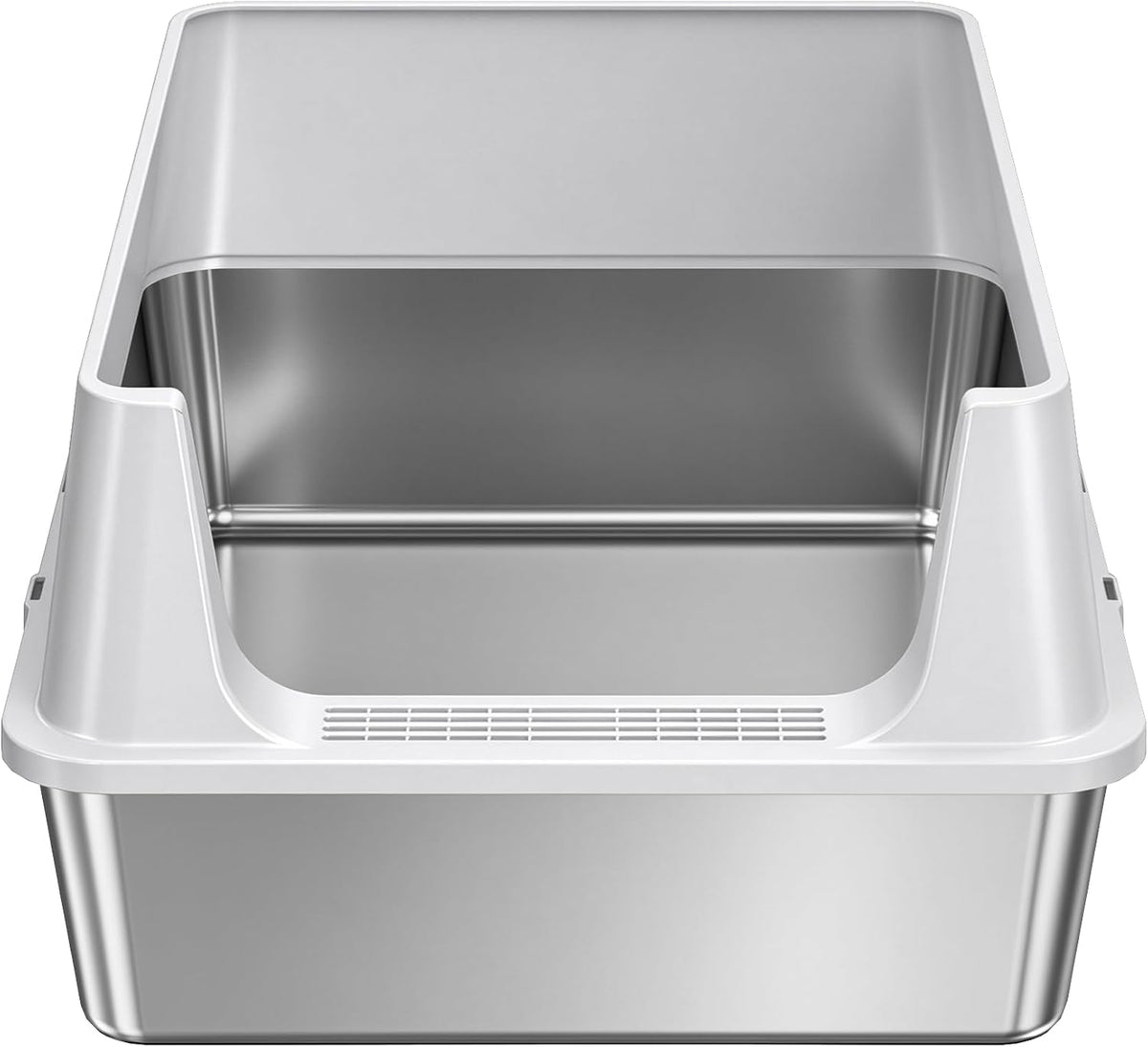 XXXL Stainless Steel Cat Litter Box, Extra Large for Big & Multiple Cats